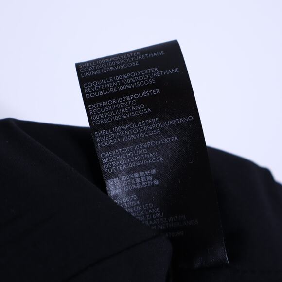 FREE PEOPLE NEW Maya Mod Vegan Mini Skirt Black Leather Front Zip Women's 6 - Picture 11 of 11